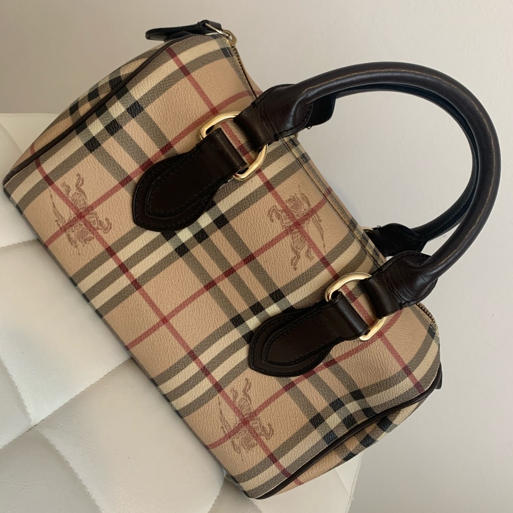 Burberry Haycheck Bowling Bag